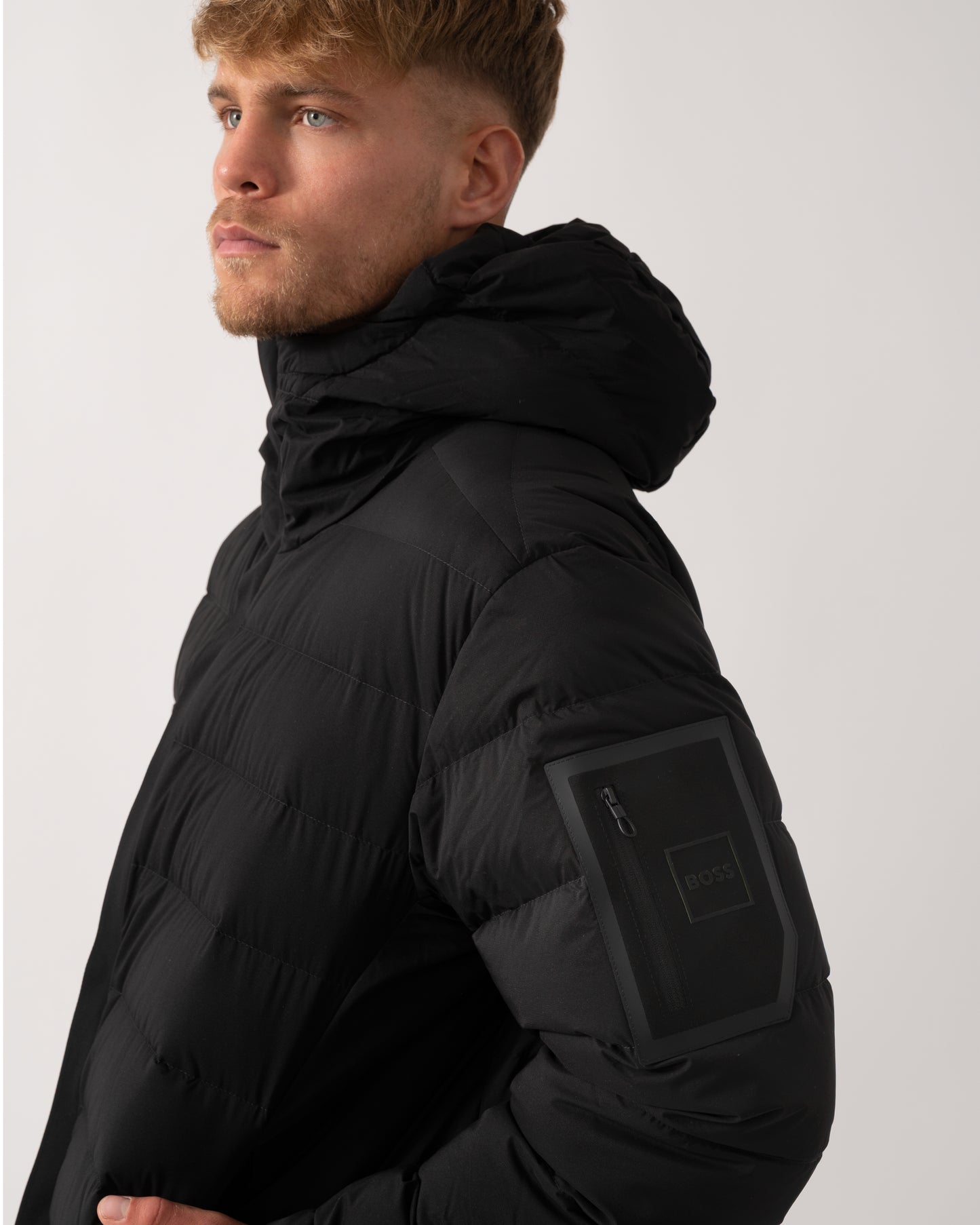 BOSS Green Riplite JT Mens Jacket - Black 001