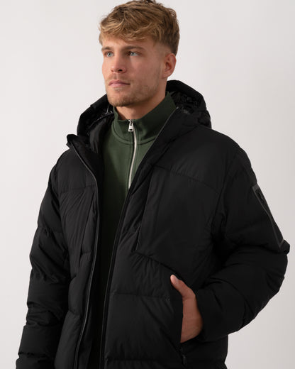 BOSS Green Riplite Mens Puffer Jacket - Black 001
