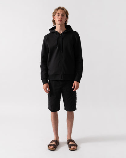 BOSS Green Saggy Mens Zip Up Hoodie - Black 001