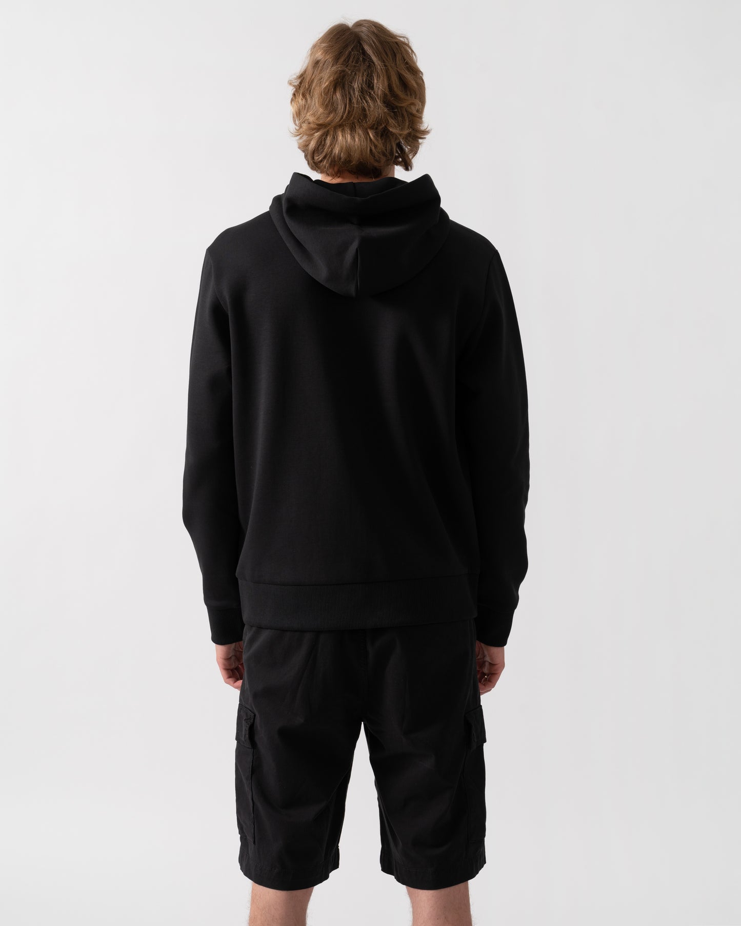 BOSS Green Saggy Mens Zip Up Hoodie - Black 001