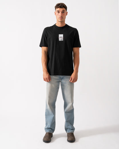 BOSS Green Tee Photoprint Mens T-Shirt - Black 001