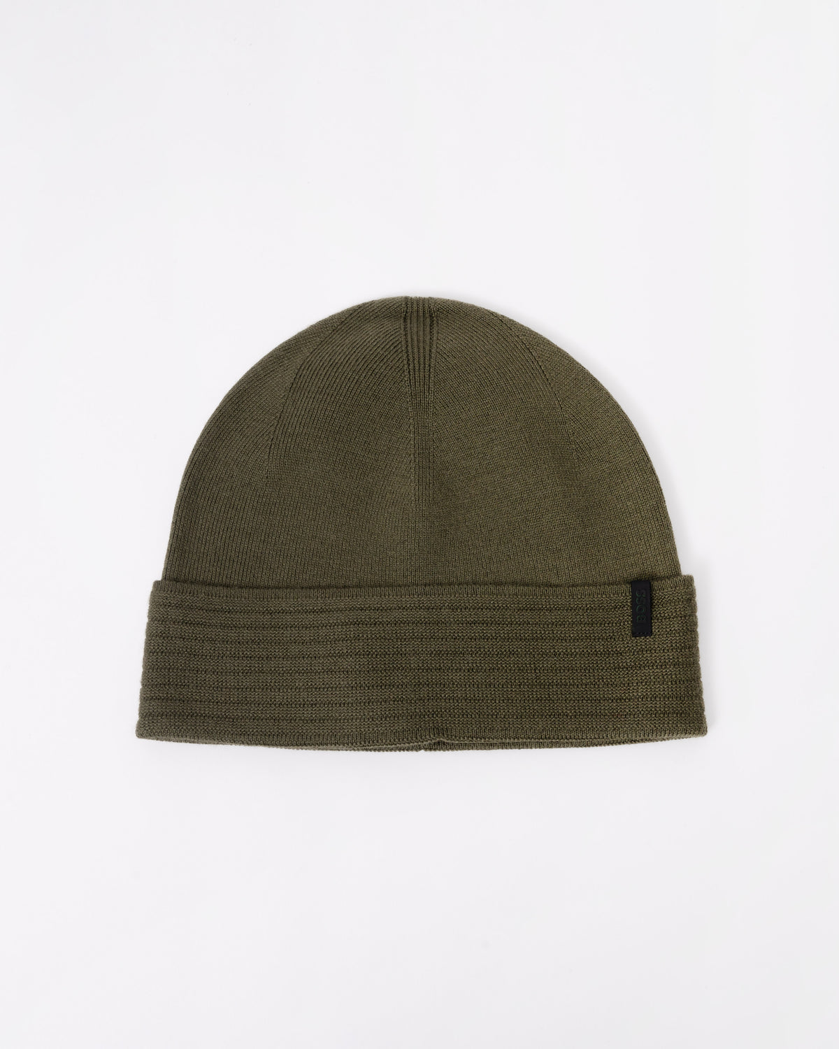 Front of the BOSS Green Termix Mens Beanie - Open Green 398