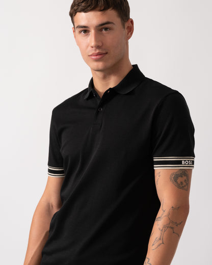 BOSS Green Zone Mens Polo Shirt - Black 002