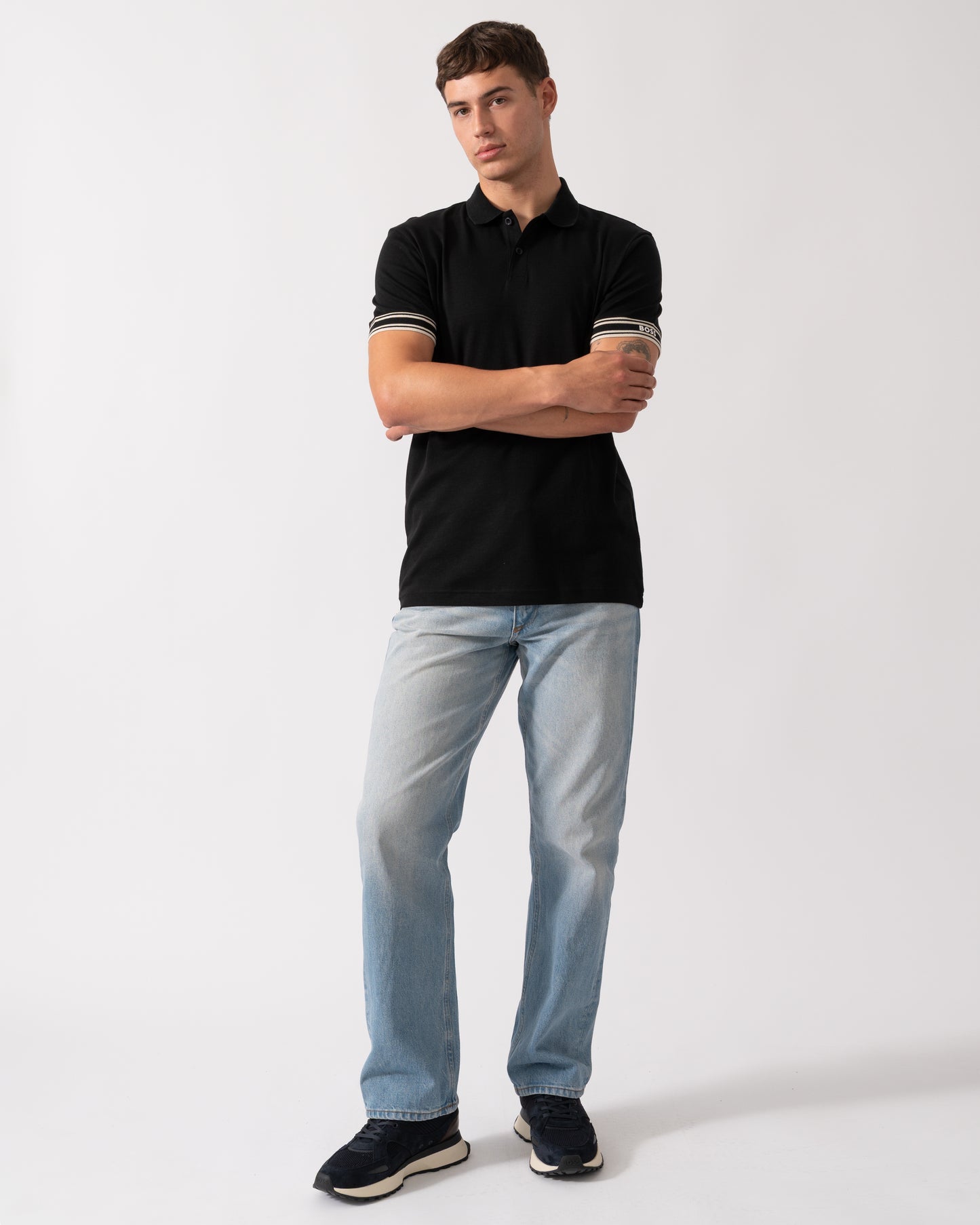 BOSS Green Zone Mens Polo Shirt - Black 002