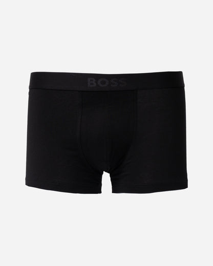 BOSS Orange 3-Pack Mens Stretch-Cotton Trunks with Logo Waistbands  - Black 002