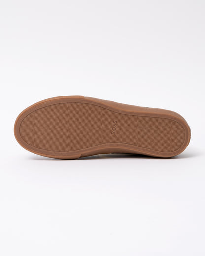 Back of the BOSS Orange Aiden Tenn Mipu Mens Trainers - Dark Green 307