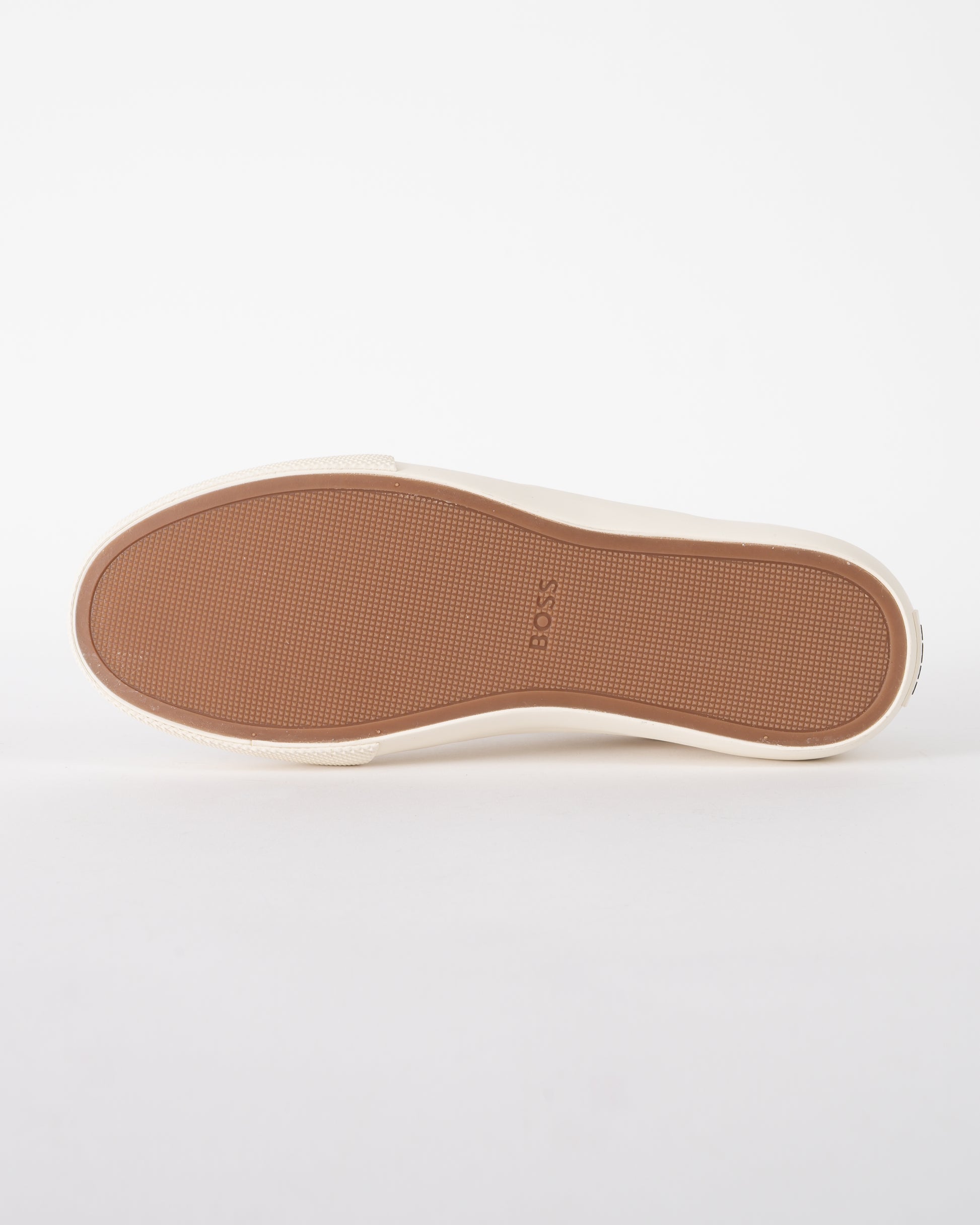 sole of BOSS Orange Aiden_Tenn_sdnypu Mens Trainers in Light Beige