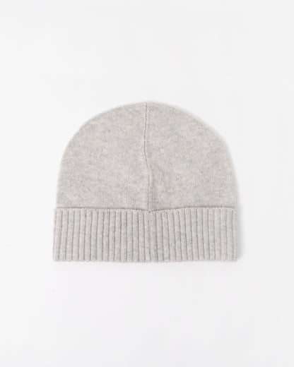 Back of the BOSS Orange Akaio R Mens Beanie with Logo Label - Open Grey 086