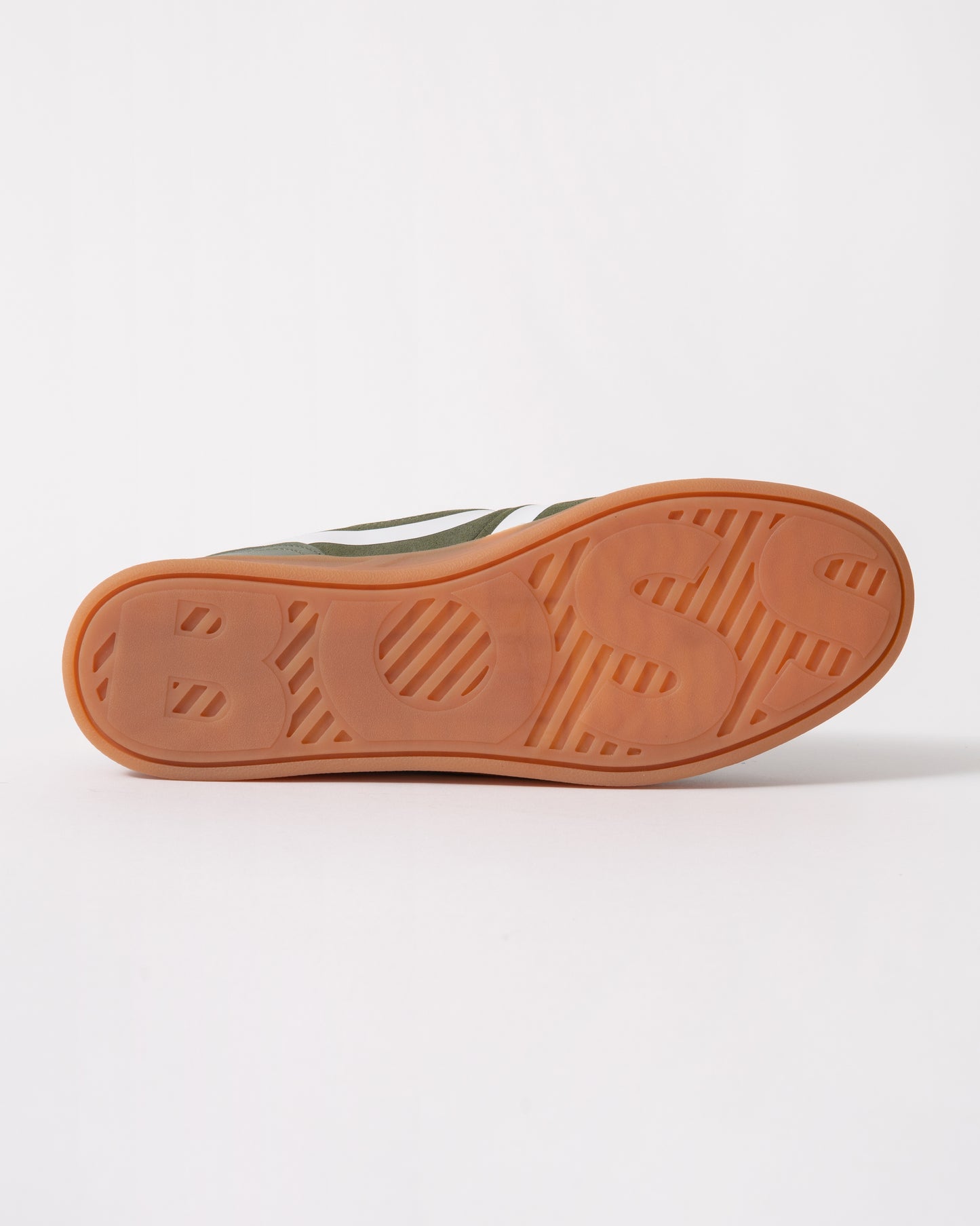 sole of BOSS Orange Brandon_Tenn_mipu Mens Trainers in Open Green 362