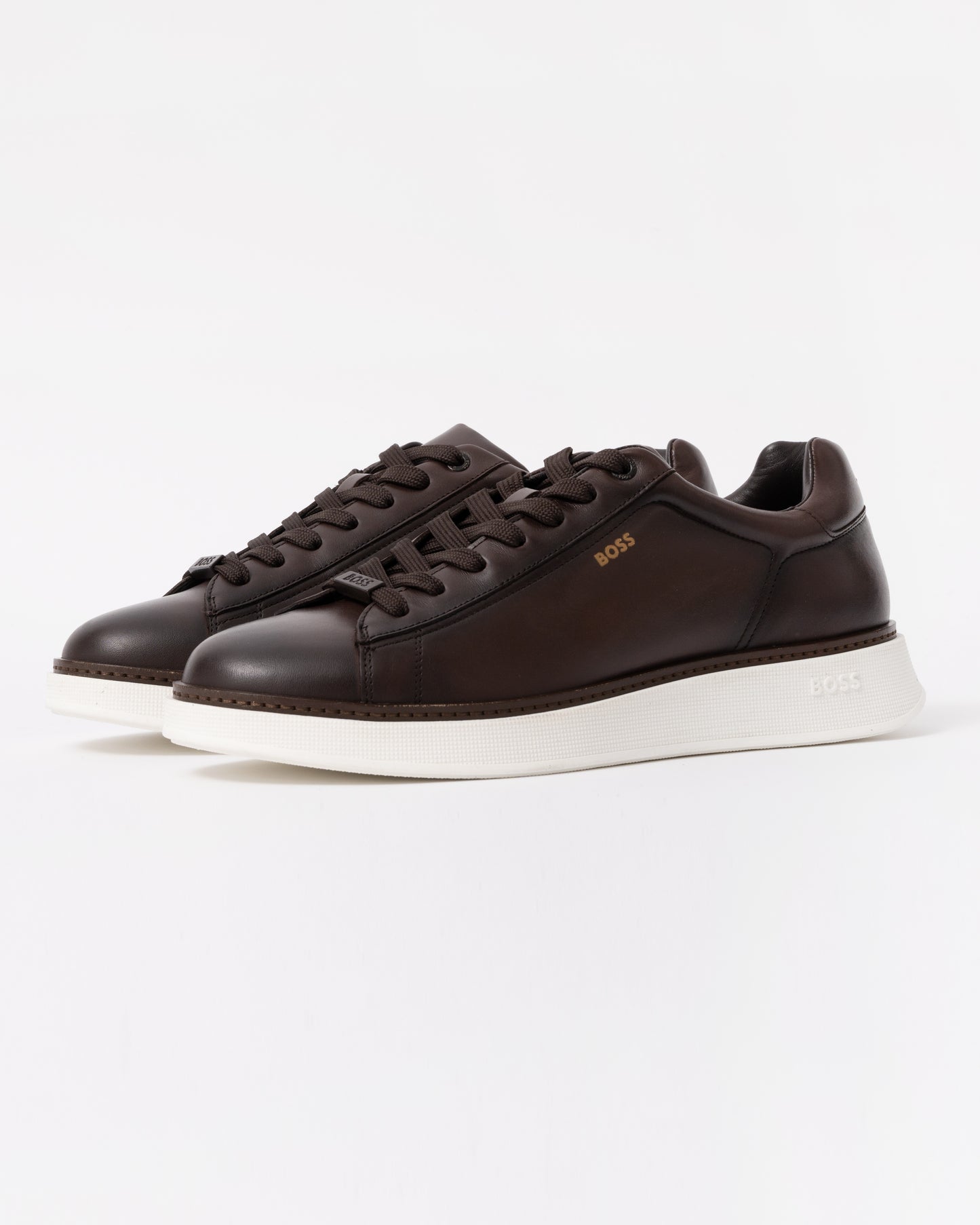 BOSS Orange Bulton Runn bufwtL Mens Trainers - Dark Brown 201