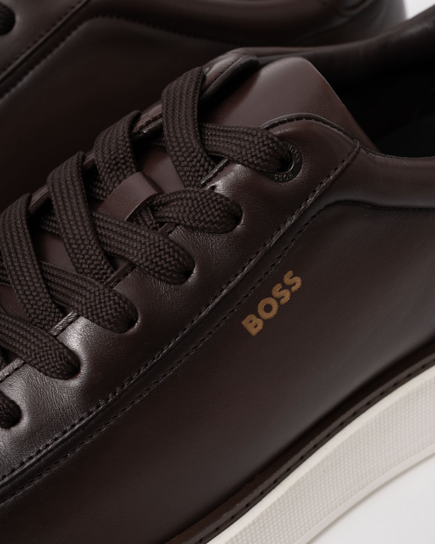 BOSS Orange Bulton Runn bufwtL Mens Trainers - Dark Brown 201