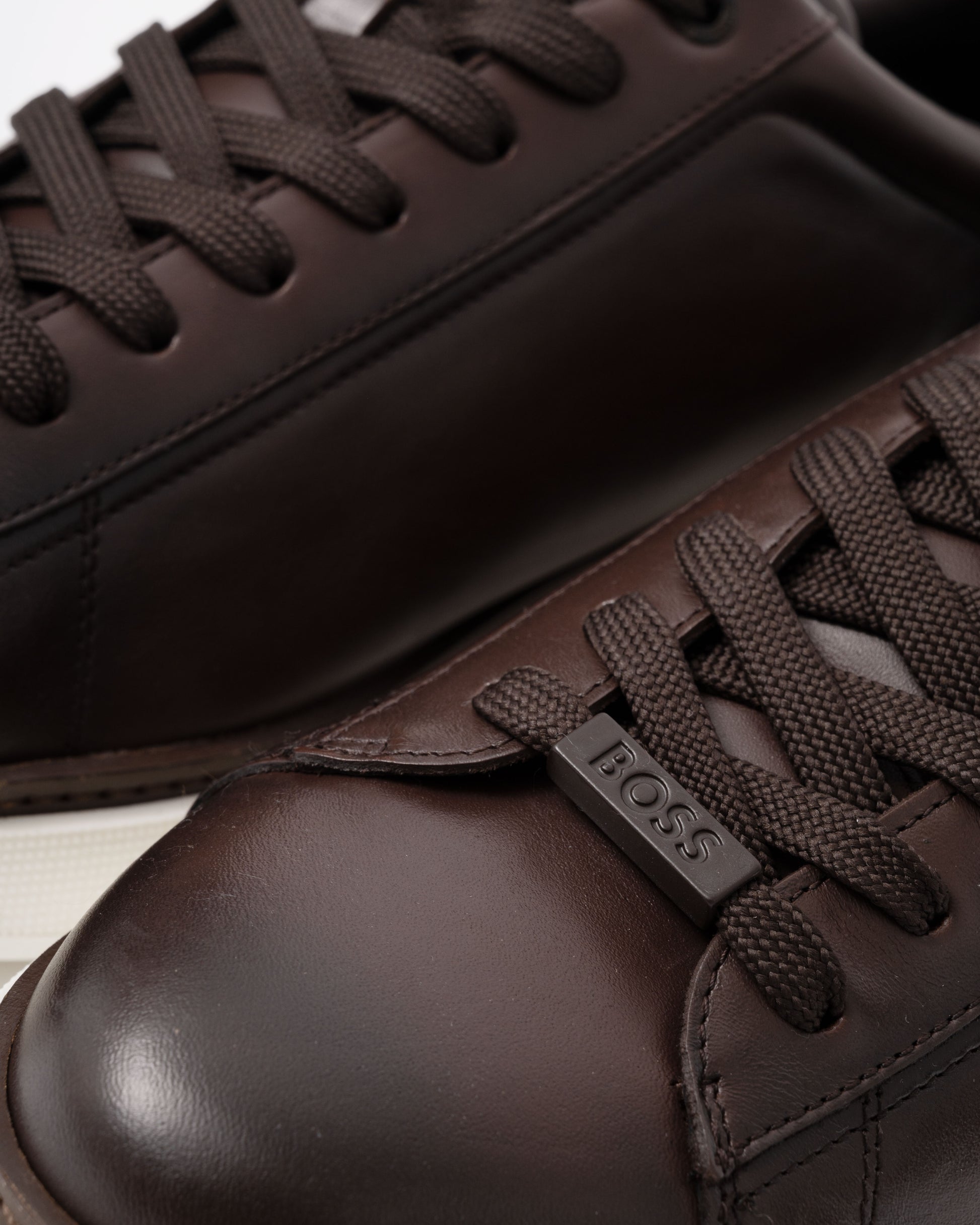 BOSS Orange Bulton Runn bufwtL Mens Trainers - Dark Brown 201