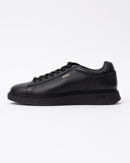 Side of the BOSS Orange Bulton_Runn_tb Mens Trainers - Black 005