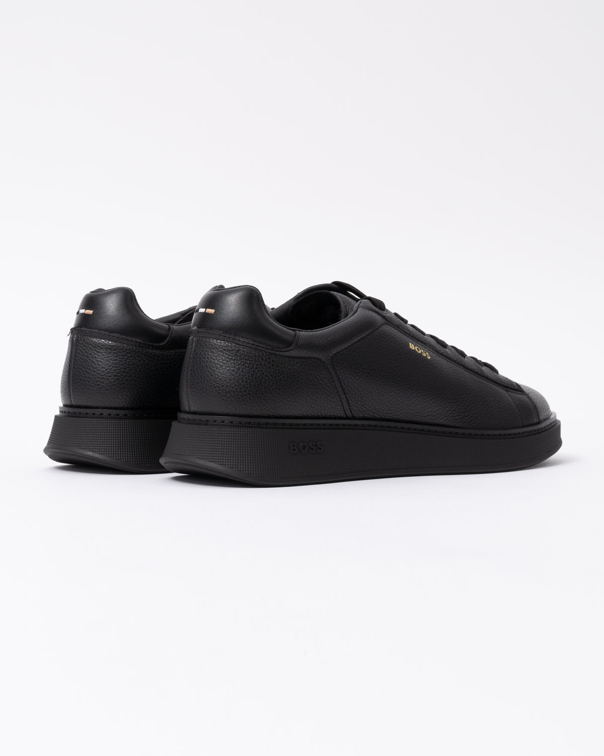 Back of the BOSS Orange Bulton_Runn_tb Mens Trainers - Black 005