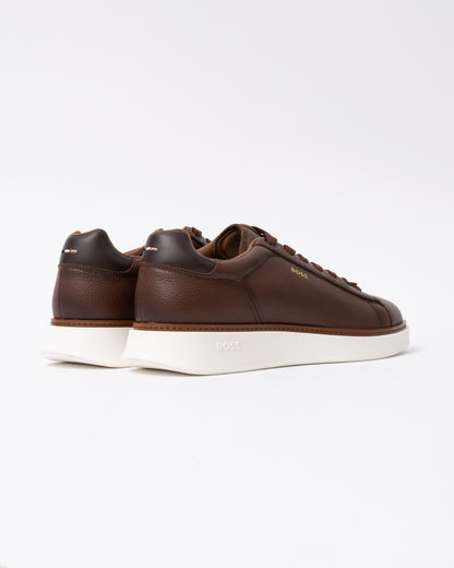 Back of the BOSS Orange Bulton Runn tb Mens Trainers - Medium Brown 210