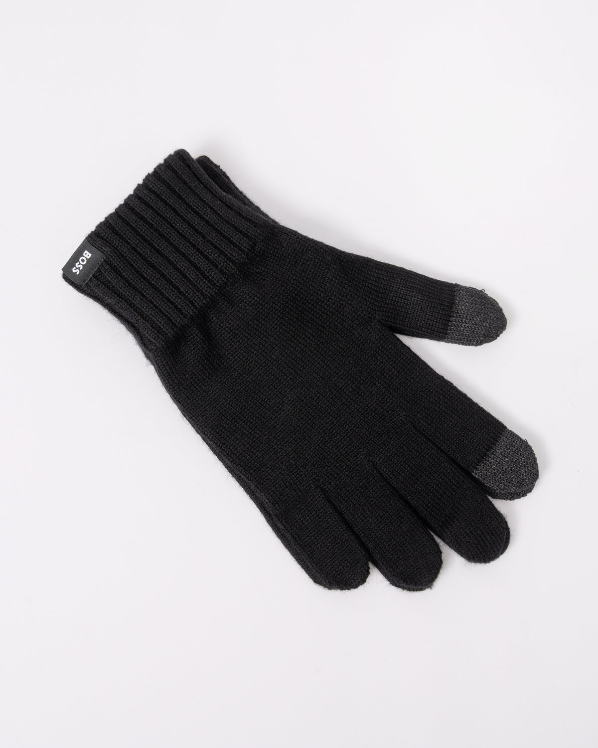 BOSS Orange Falco Mens Gloves in Black 001