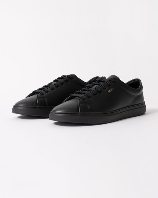 BOSS Orange Kieran_Tenn_butb Mens Trainers in Black 005