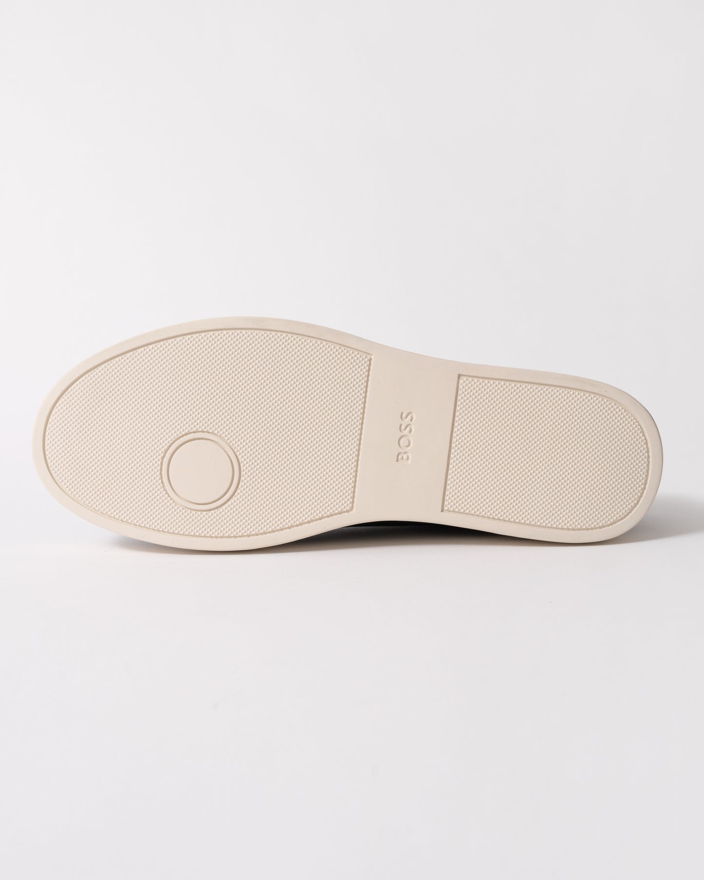 sole of BOSS Orange Kieran_Tenn_butb Mens Trainers in Dark Blue 401