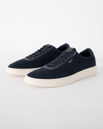 BOSS Orange Kieran_Tenn_knal Mens Trainers in Dark Blue