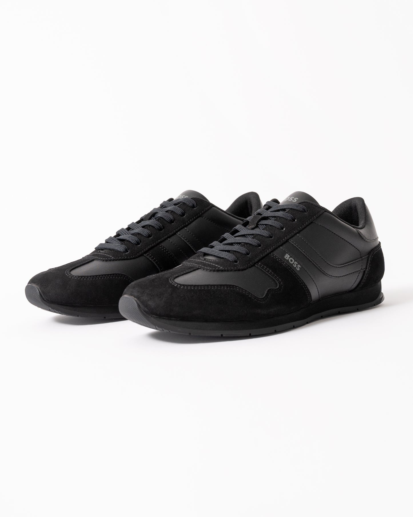 BOSS Orange Levon Runn pumi Mens Trainers in Black 005