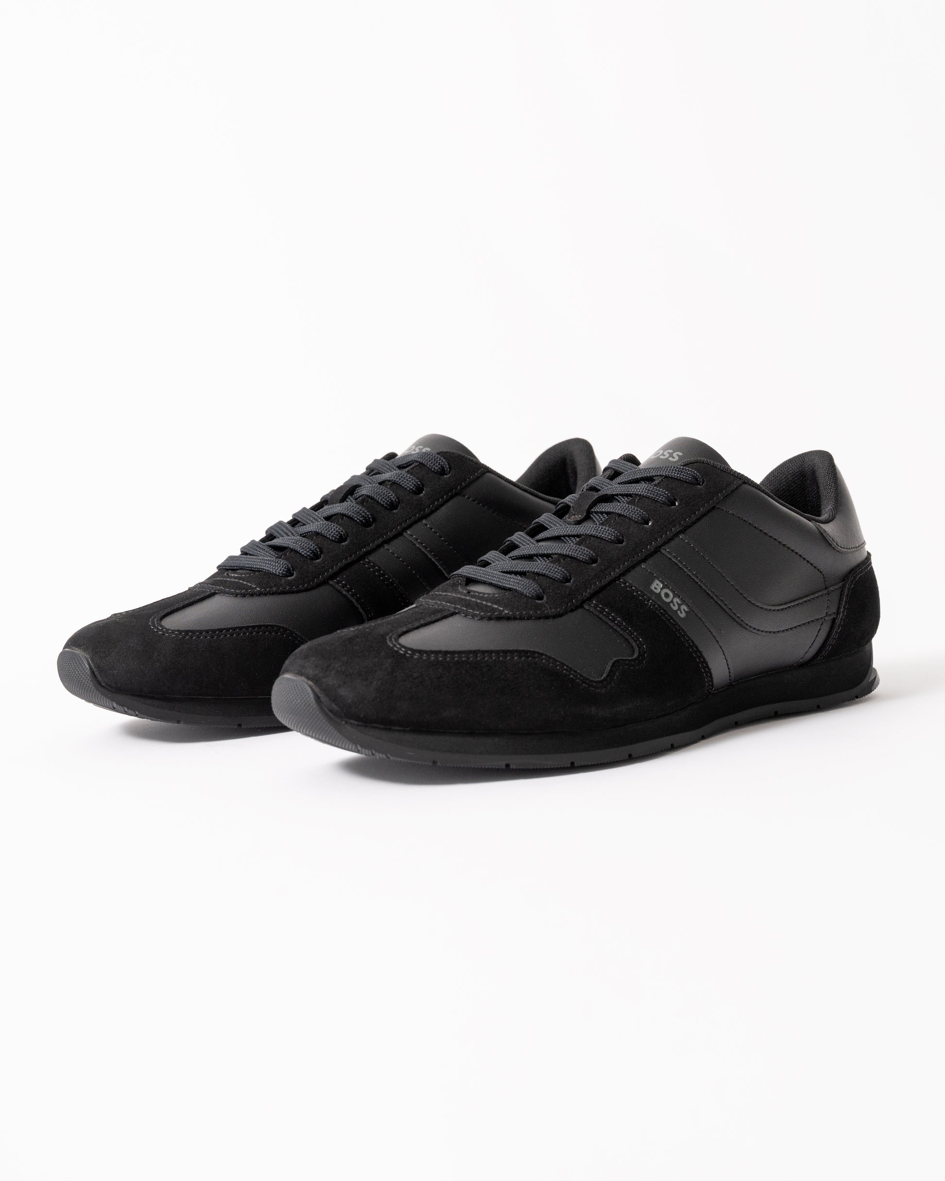BOSS Orange Levon Runn pumi Mens Trainers in Black 005