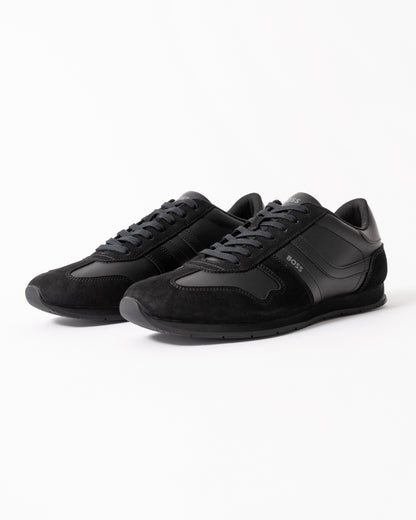 BOSS Orange Levon Runn pumi Mens Trainers in Black 005