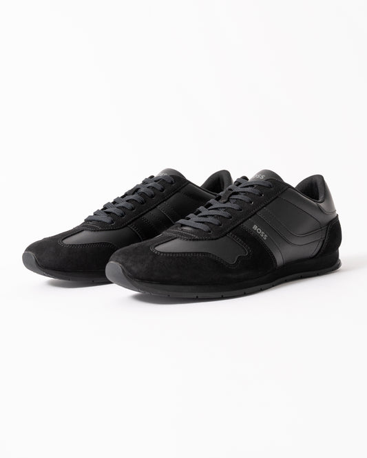 BOSS Orange Levon Runn pumi Mens Trainers in Black 005