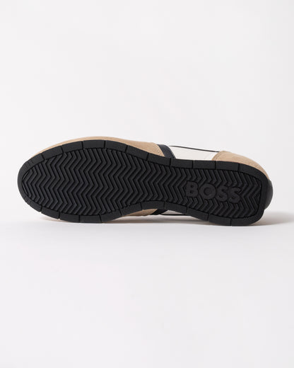 sole of BOSS Orange Levon Runn pumi Mens Trainers in Open White 124