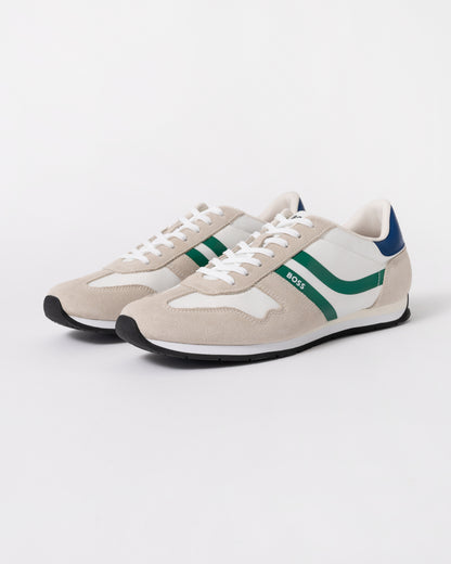 BOSS Orange Levon Runn Nymi Mens Trainers - Open White 123 | CHO | Designer Mens Trainers