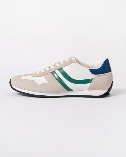 BOSS Orange Levon Runn Nymi Mens Trainers - Open White 123 | CHO | Designer Mens Trainers