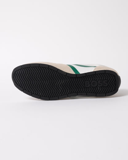 BOSS Orange Levon Runn Nymi Mens Trainers - Open White 123 | CHO | Designer Mens Trainers
