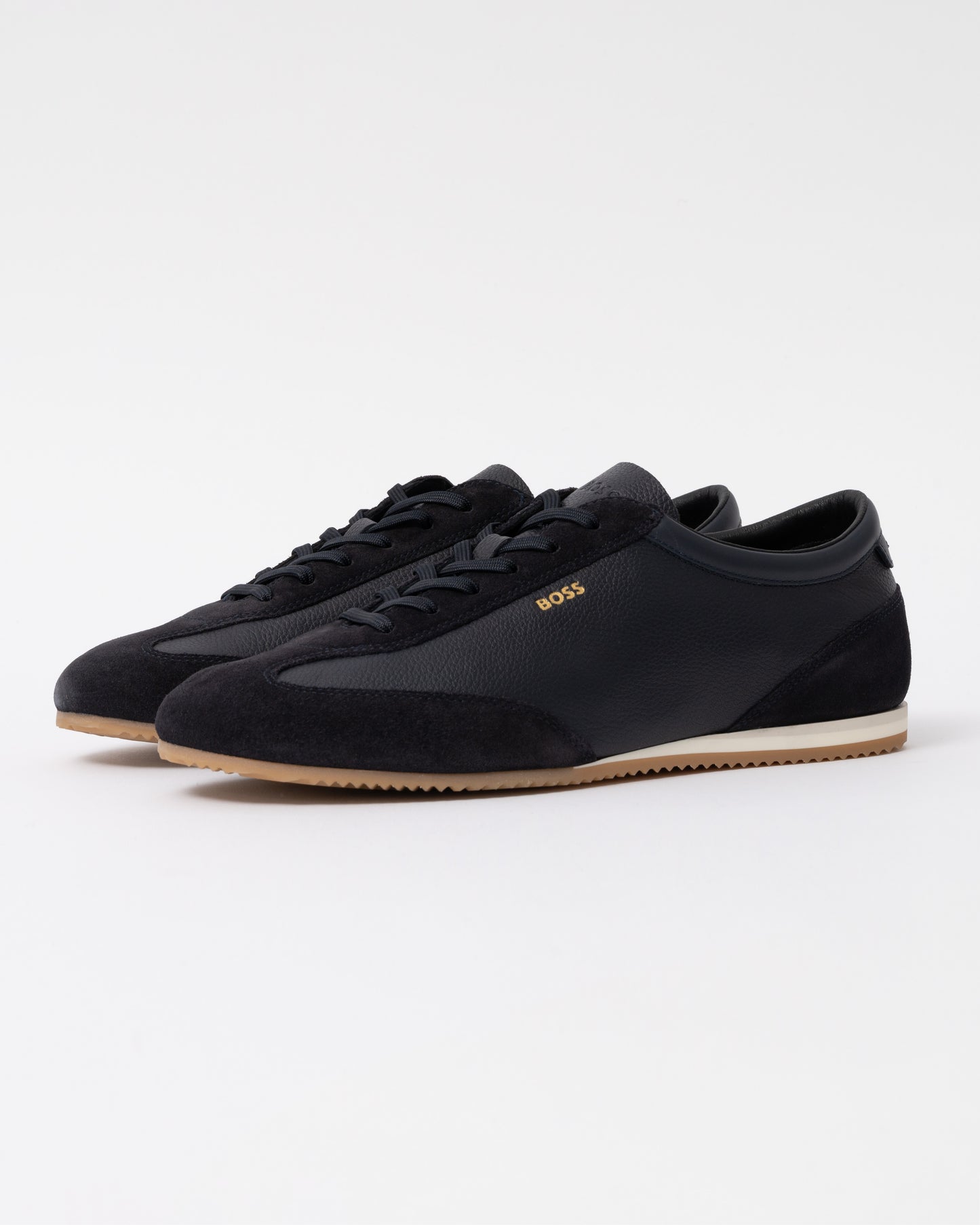 BOSS Orange Lineor Low Profile Mens Trainers - Dark Blue 402