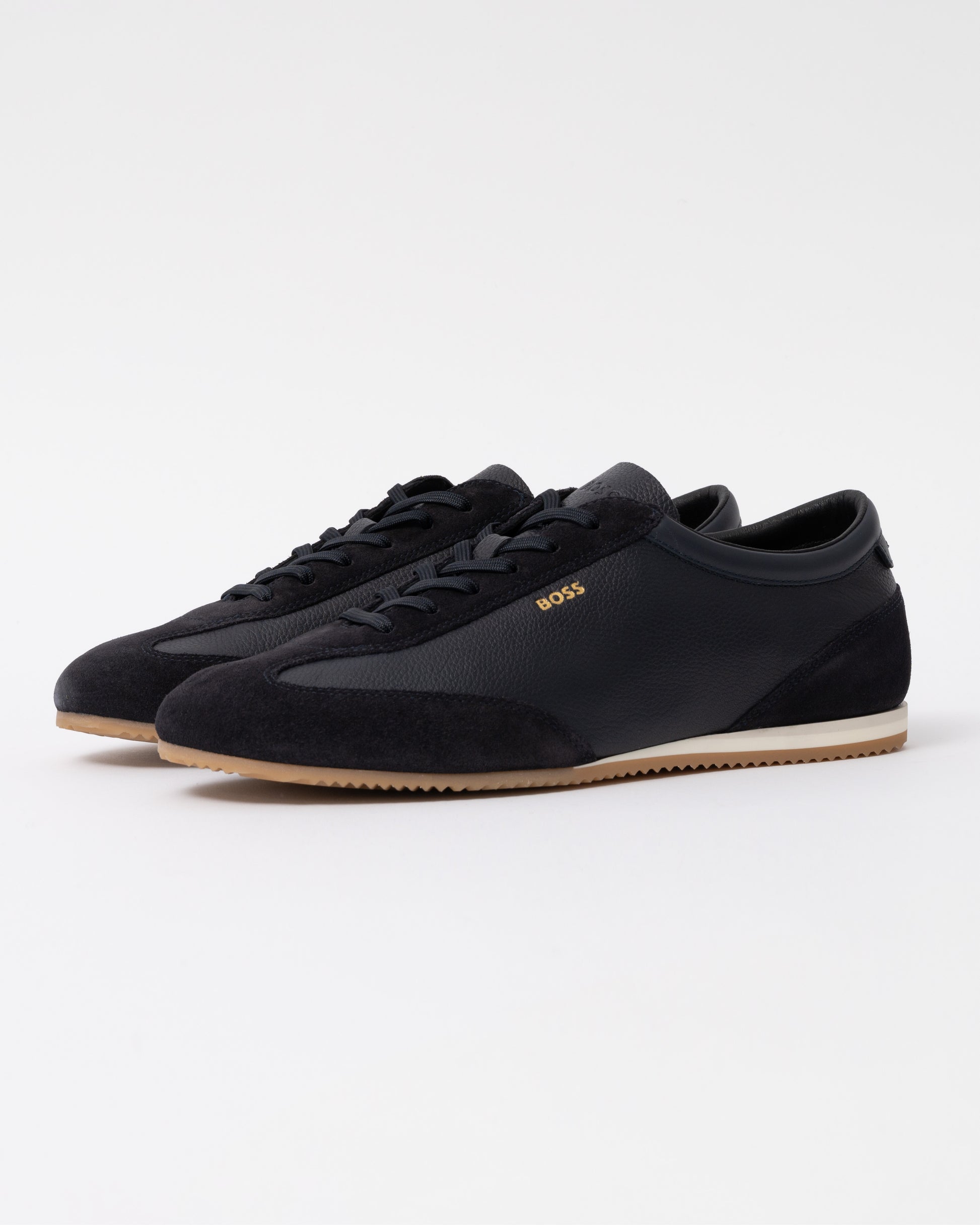 BOSS Orange Lineor Low Profile Mens Trainers - Dark Blue 402