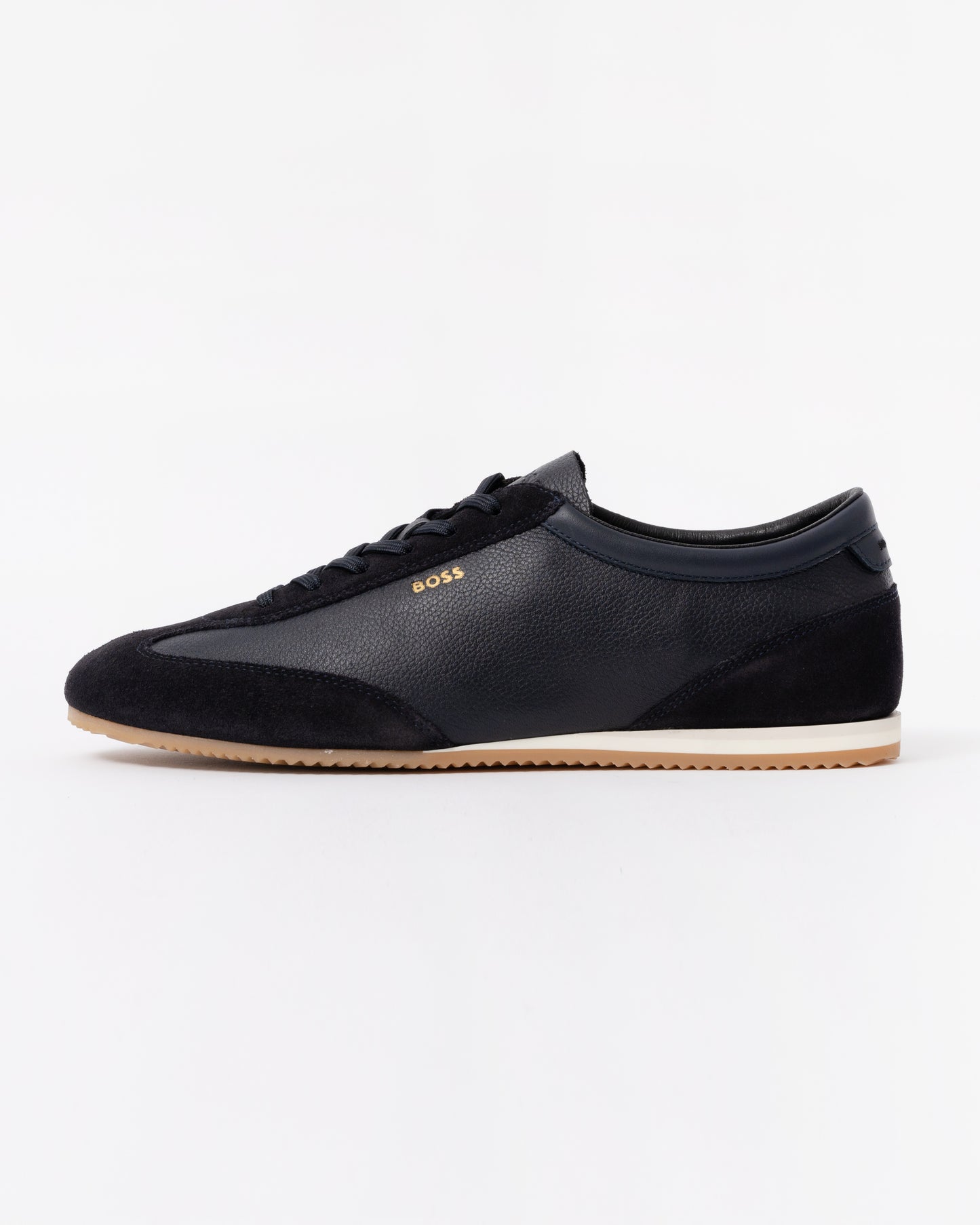 BOSS Orange Lineor Low Profile Mens Trainers - Dark Blue 402