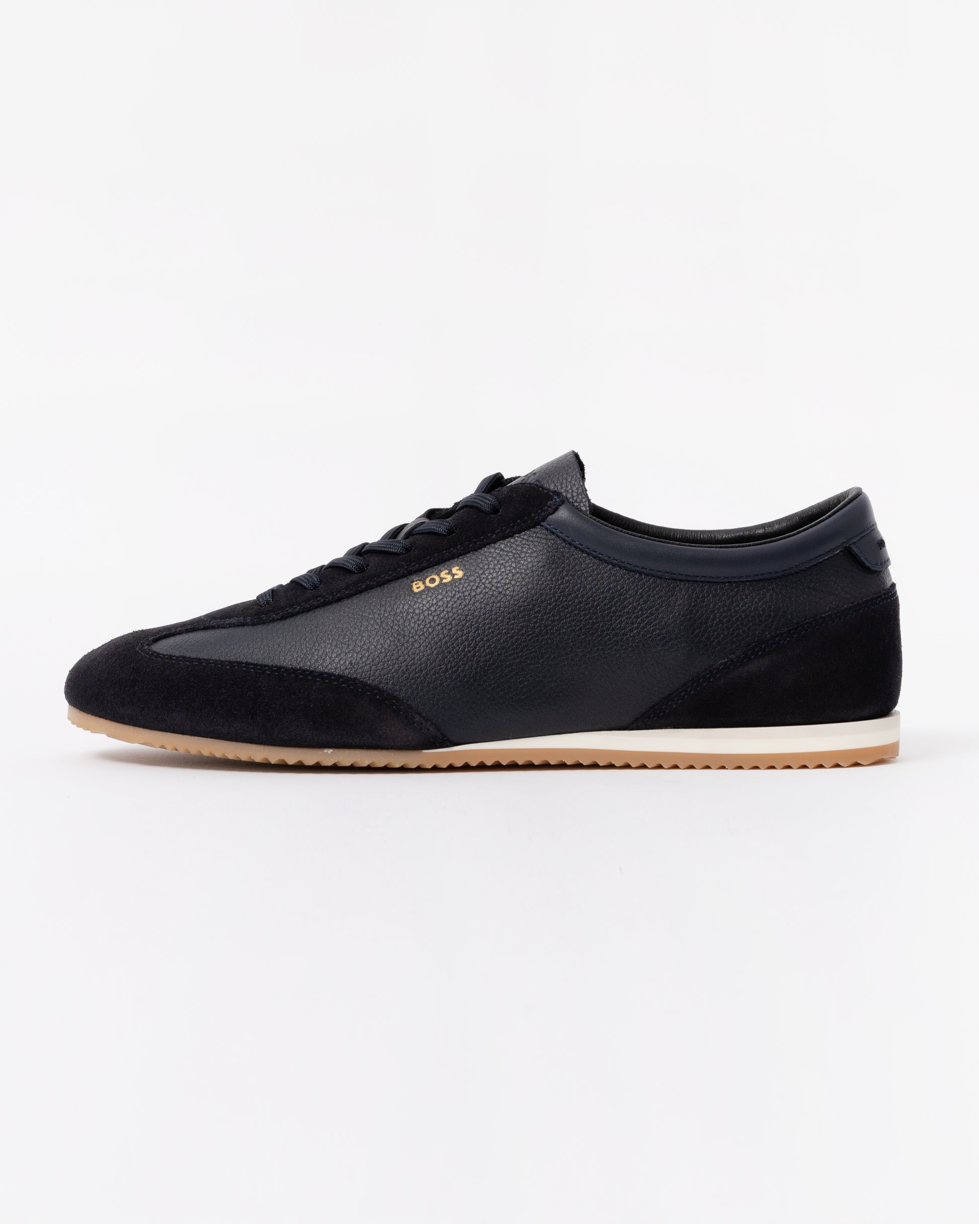 BOSS Orange Lineor Low Profile Mens Trainers - Dark Blue 402