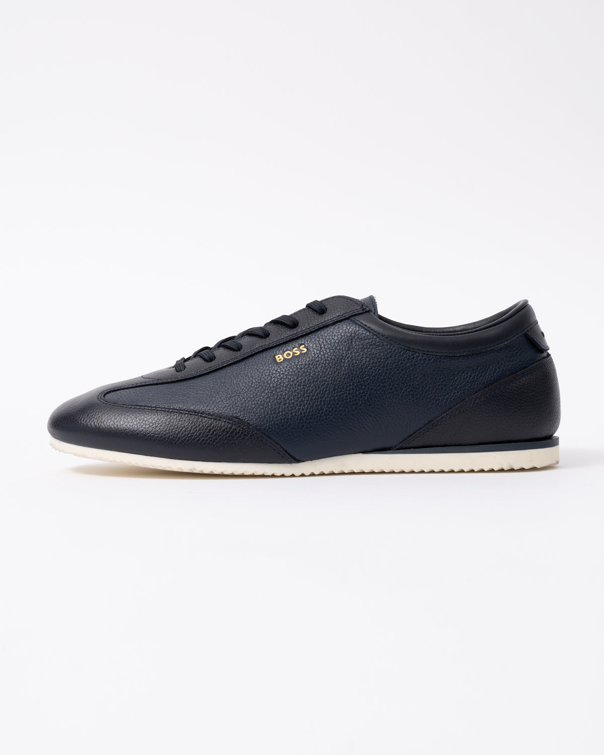 Side of the BOSS Orange Lineor Lowp Tbwl Mens Trainers - Open Blue 460
