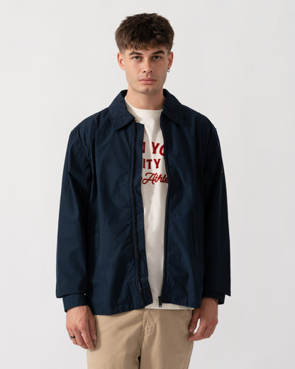 BOSS Orange Lutti Mens Overshirt - Dark Blue 404 front