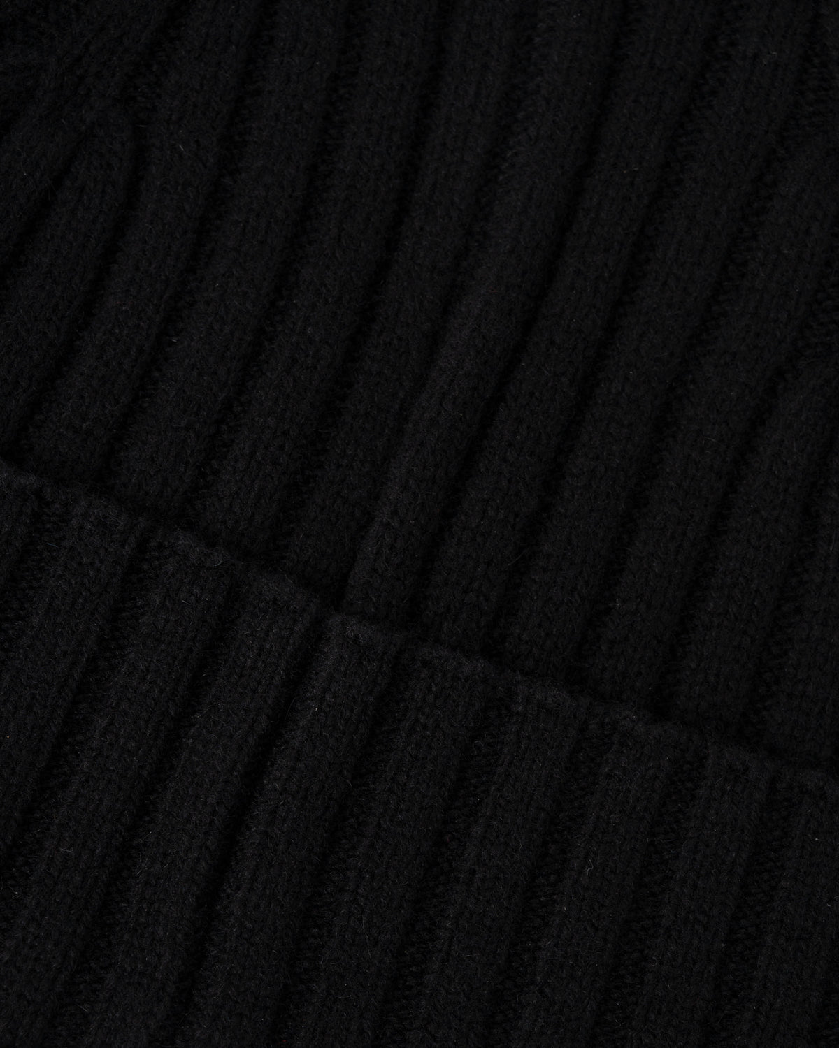 Fabric on the BOSS Orange Mens Fino Beanie Hat 01 - Black 001