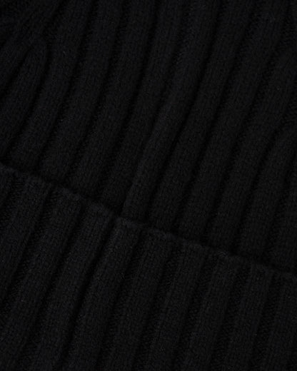 Fabric on the BOSS Orange Mens Fino Beanie Hat 01 - Black 001