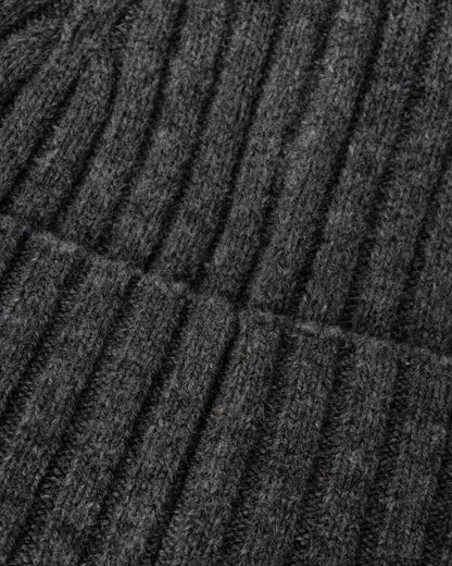 Fabric of the BOSS Orange Mens Fino Beanie Hat - Medium Grey 030