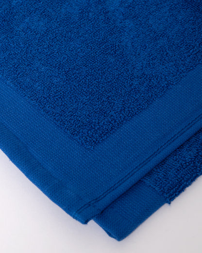 BOSS Orange Mens Solid Colour Beach Towel - Medium Blue 427