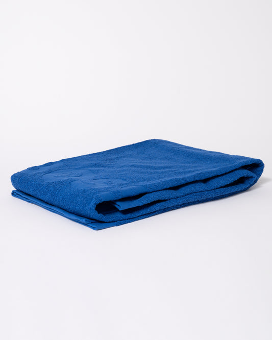 BOSS Orange Mens Solid Colour Beach Towel - Medium Blue 427
