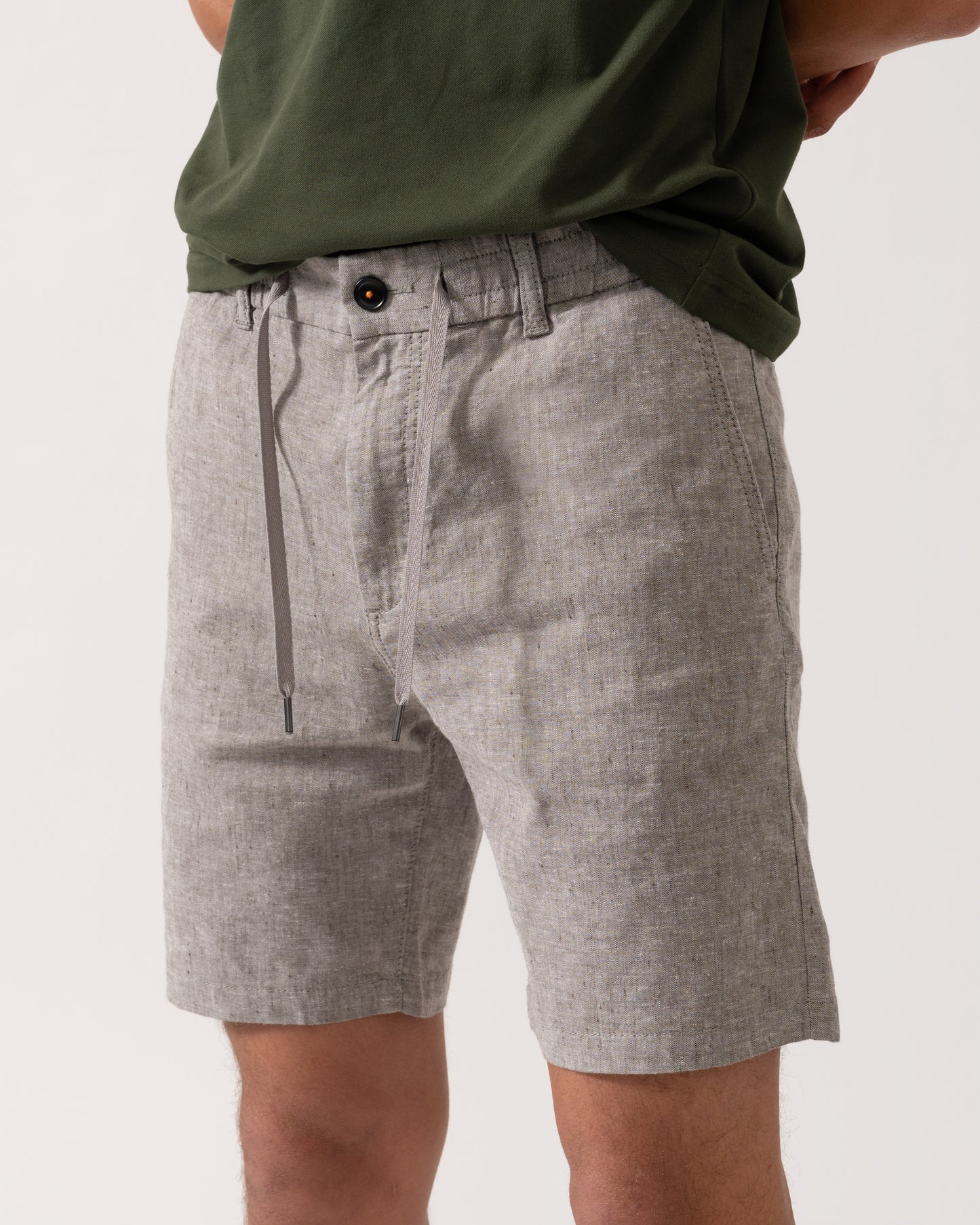 BOSS Orange Mens Tapered Chino Shorts - Open Beige 294