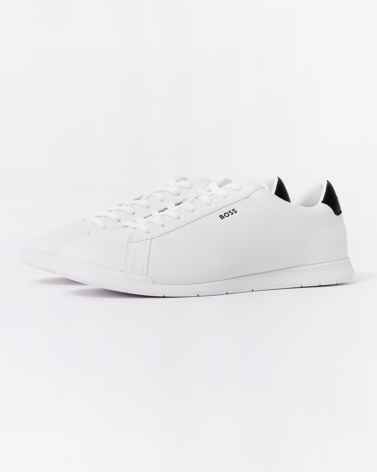 BOSS Orange Nitan Lowp pltd Mens Trainers - Natural 101