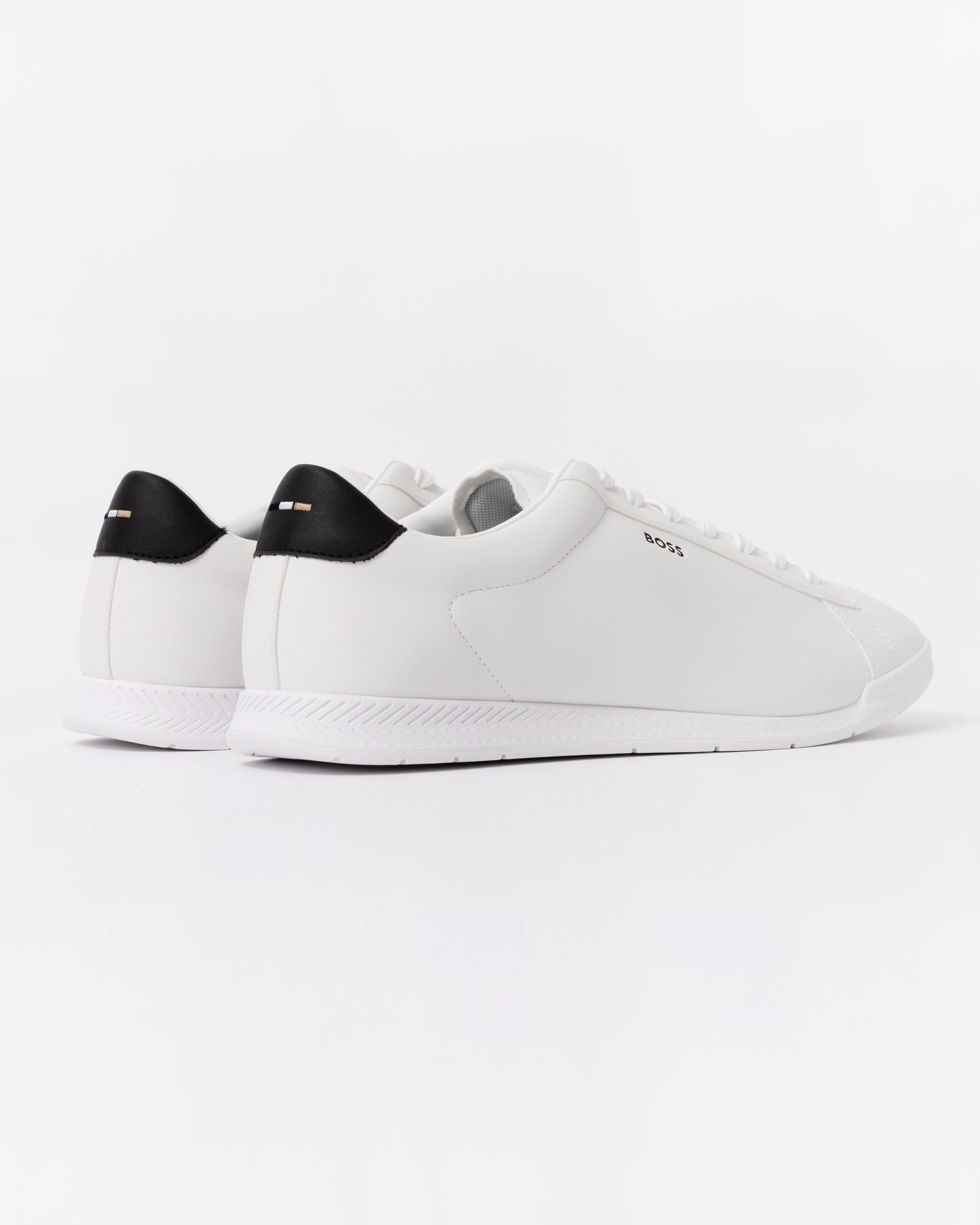 BOSS Orange Nitan Lowp pltd Mens Trainers - Natural 101