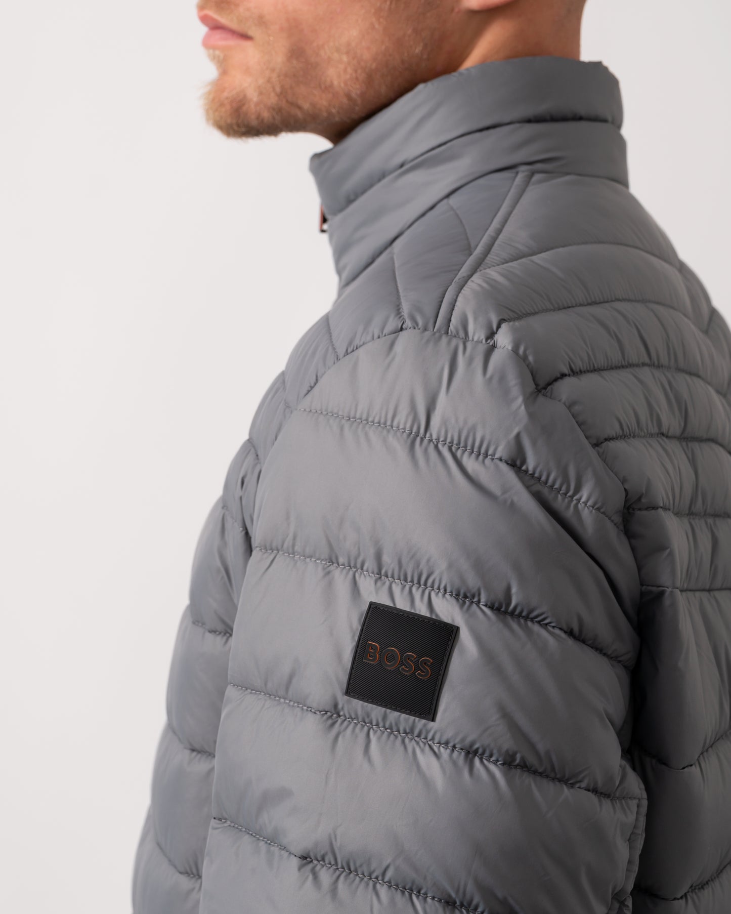 BOSS Orange Oden 2 Mens Jacket - Open Grey 062