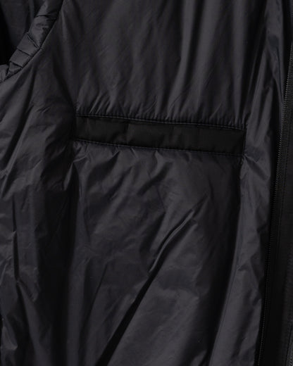 Inside on the gilet of the BOSS Orange Ojens 3-in-1 Bomber Jacket - Black 001