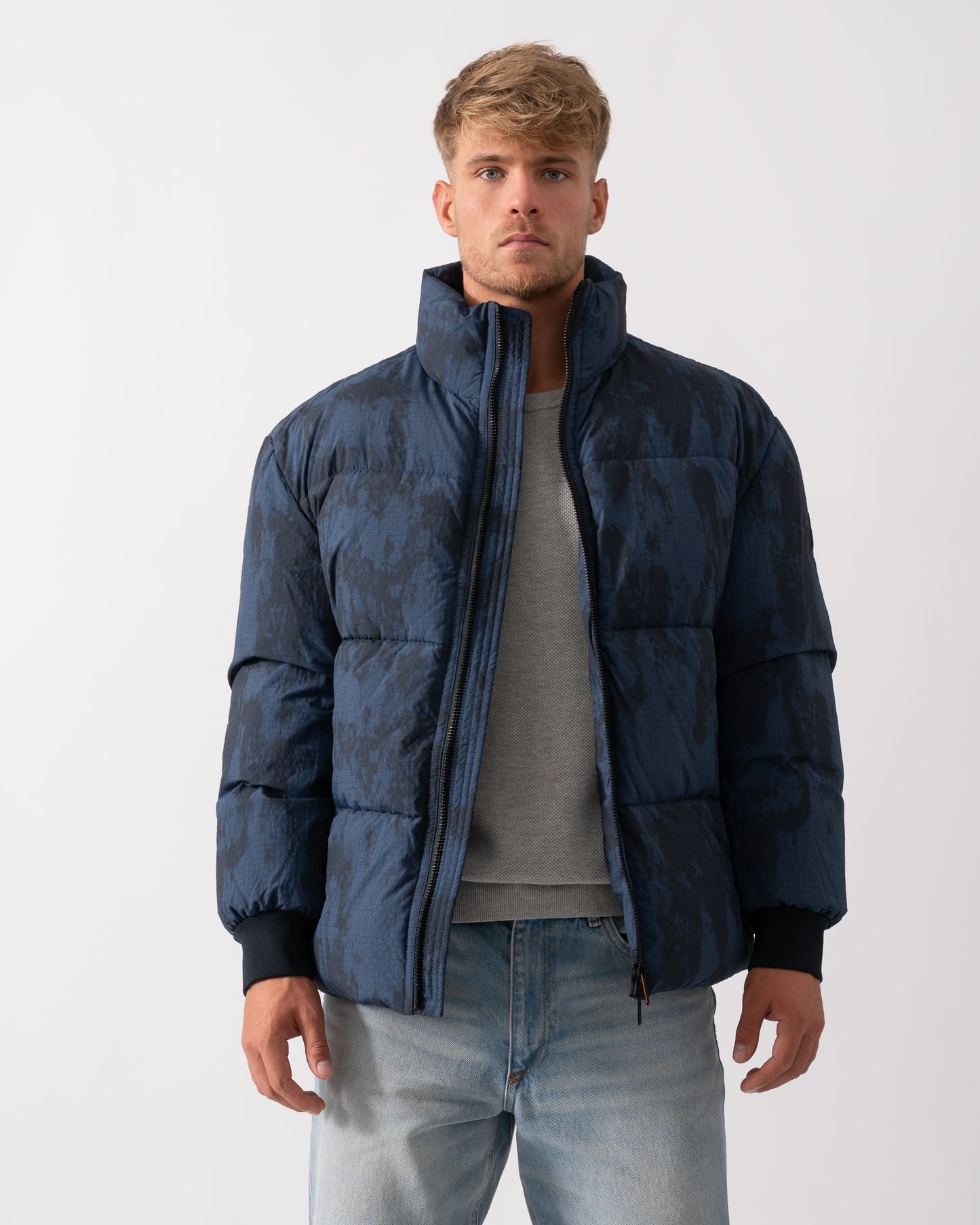 BOSS Orange Oshin Mens Jacket - Dark Blue 404