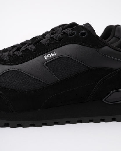 Close up of the BOSS Orange Parkour L Runn Mirsp Mens Trainers - Black 005