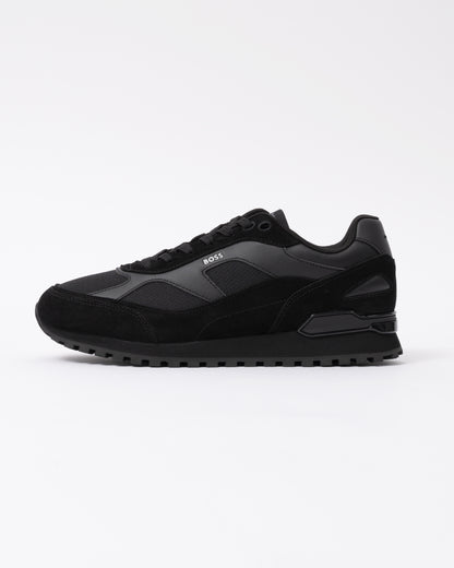 Side of the BOSS Orange Parkour L Runn Mirsp Mens Trainers - Black 005